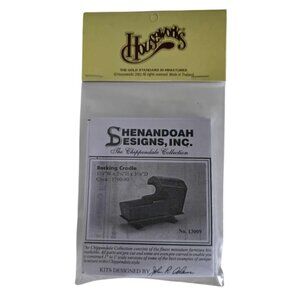 NWT Houseworks Shenandoah Designs Rocking Cradle Doll House Miniature Kit
